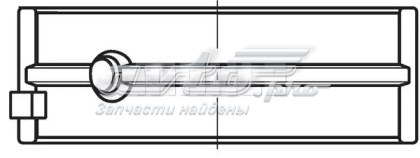 037HL21040000 Mahle Original Folhas inseridas principais de cambota, kit, padrão (STD)