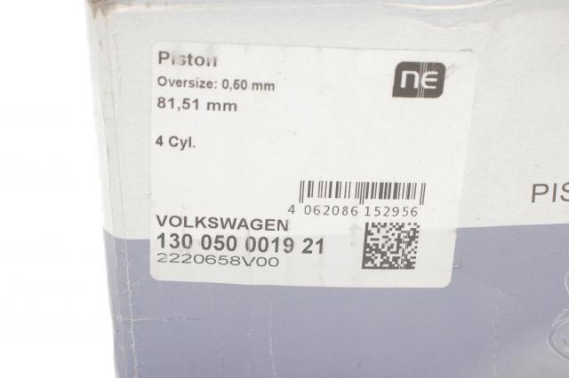 130050001921 NE/NPR Pistão do kit para 1 cilindro, 2ª reparação ( + 0,50)