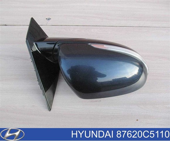 Espelho de retrovisão direito 87620C5110 Hyundai/Kia