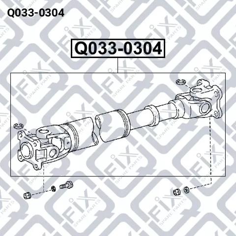 Compre Q0330304 Q-fix Junta universal até o eixo dianteiro