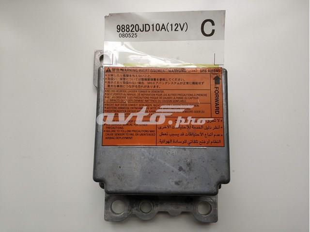 Módulo processador de controlo da bolsa de ar (Centralina eletrônica AIRBAG) Nissan/Infiniti 98820JD10A
