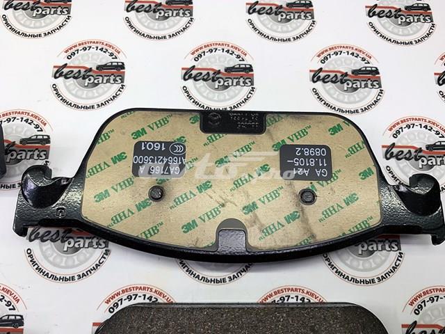 Compre A0004200405 Mercedes Sapatas do freio dianteiras de disco