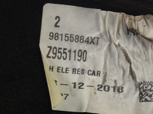 98155884XT Peugeot/Citroen Espelho de retrovisão esquerdo