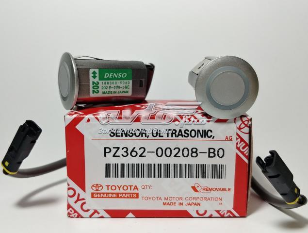 PZ36200208B0 Toyota Sensor traseiro lateral de sinalização de estacionamento (sensor de estacionamento)