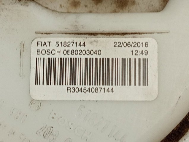 Módulo de bomba de combustível com sensor do nível de combustível 0580203040 Fiat/Alfa/Lancia