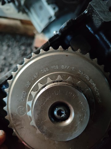Engrenagem de cadeia da roda dentada da árvore distribuidora de motor Zuiko 059109077EZUVG
