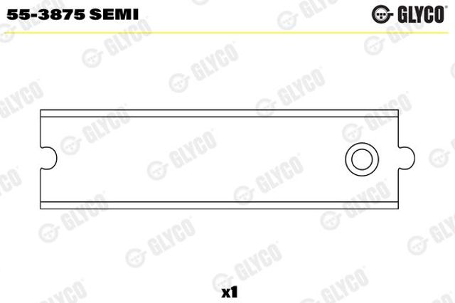 553875SEMI Glyco Bucha de biela