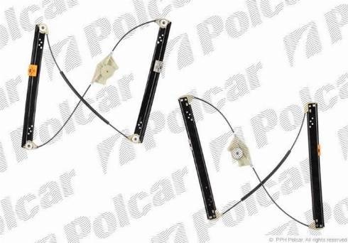 Mecanismo de acionamento de vidro da porta dianteira direita Polcar 9580PSG2 preço, a partir de 49,35 USD