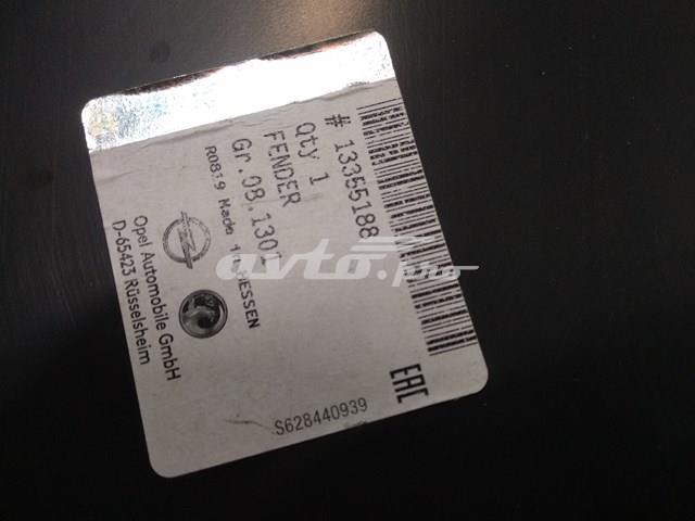 13355188 Opel Pára-lama dianteiro direito