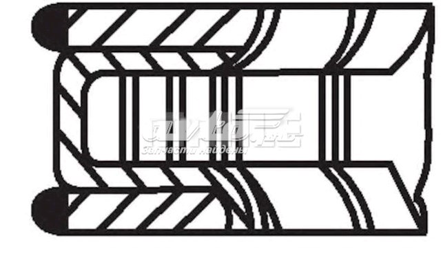 Anéis do pistão para 1 cilindro, 2ª reparação ( + 0,50) Mahle Original 44881N1 preço, a partir de 9,36 USD