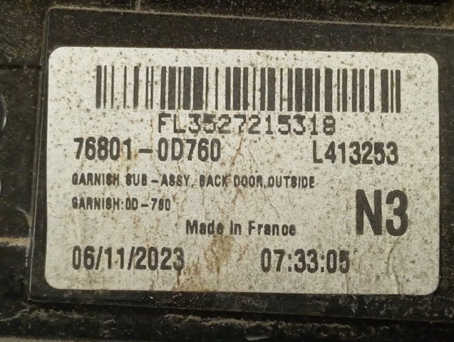  Toyota 768010D760