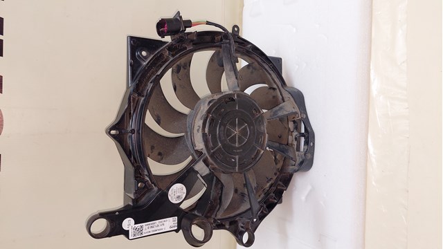 Difusor do radiador de esfriamento, montado com motor e roda de aletas Porsche 9J1121205B