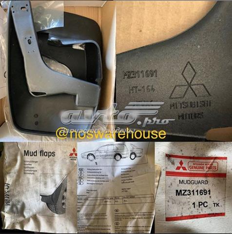 Protetores de lama dianteiros, kit para Mitsubishi Galant IX DJ, DM