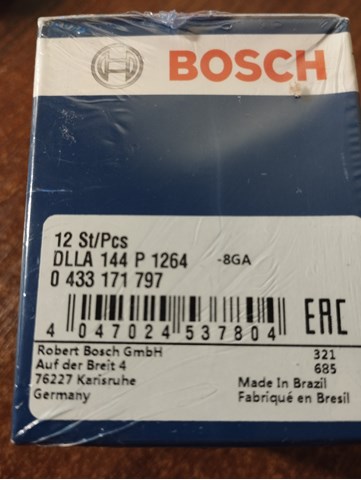 2437010083 Bosch Pulverizador de diesel do injetor