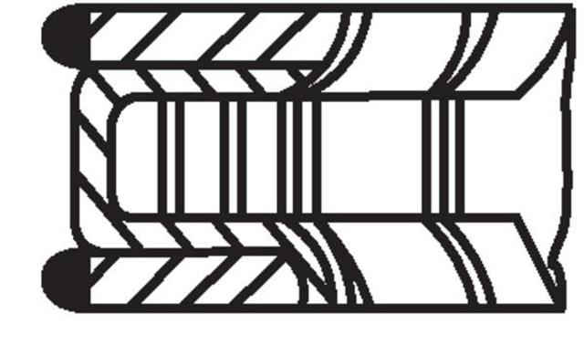 Anéis do pistão para 1 cilindro, STD. Mahle Original 028RS001260N0 preço, a partir de 22,26 USD