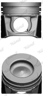 Pistão do kit para 1 cilindro, STD 8743520000 Nural