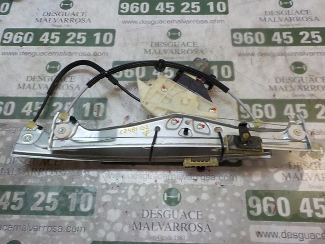 9810287780 Peugeot/Citroen Mecanismo de acionamento de vidro da porta dianteira esquerda