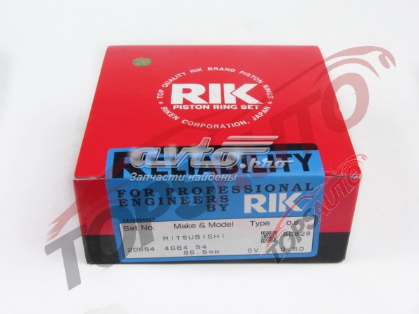 Kit de anéis de pistão de motor, 2ª reparação ( + 0,50) Riken 20654050 preço, a partir de 36,66 USD