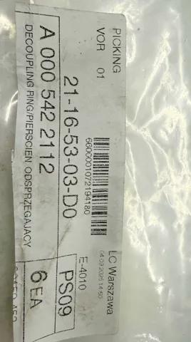 Anel de travagem de rolamento de cubo dianteiro A0005422112 Mercedes