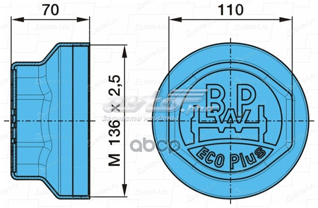 0321225310 BPW Tampão de cubo