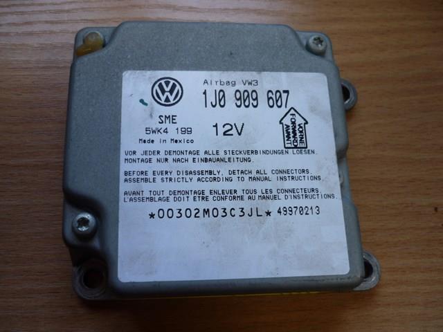 Compre 1J0909607 VAG Módulo processador de controlo da bolsa de ar (Centralina eletrônica AIRBAG)