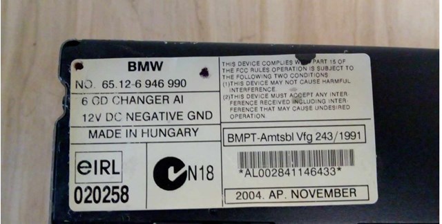 Compre 65126946990 BMW 