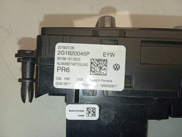 Unidade de controlo dos modos de aquecimento/condicionamento 2G1820045P VAG