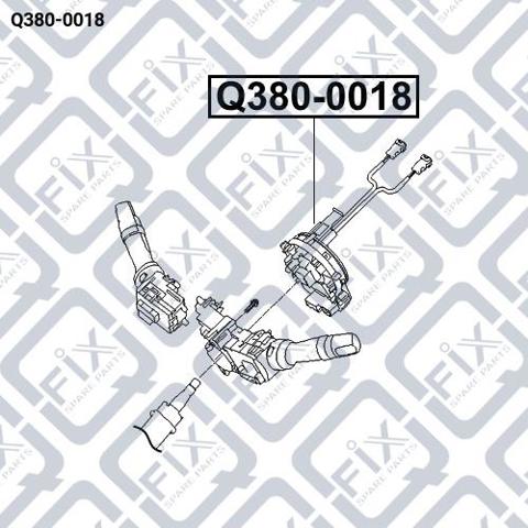 Anel AIRBAG de contato, cabo plano do volante Q-fix Q3800018 preço, a partir de 54,27 USD