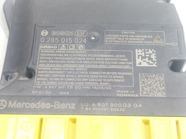 A9079000304 Mercedes Módulo processador de controlo da bolsa de ar (Centralina eletrônica AIRBAG)