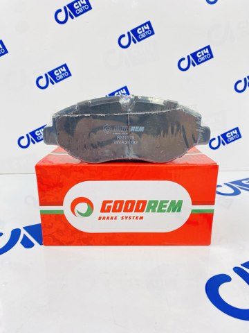 RM1179 Goodrem Sapatas do freio dianteiras de disco