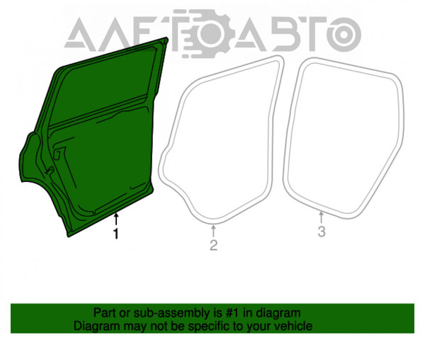 Porta traseira esquerda 30833023 AND