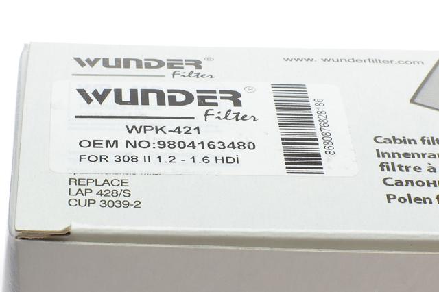 Filtro de salão WPK421 Wunder
