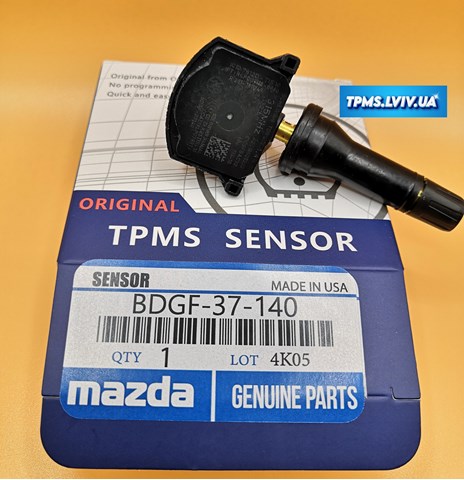  Sensor de pressão de ar nos pneus Mazda 6 sedan (GJ, GL) (2012 - 2023) 