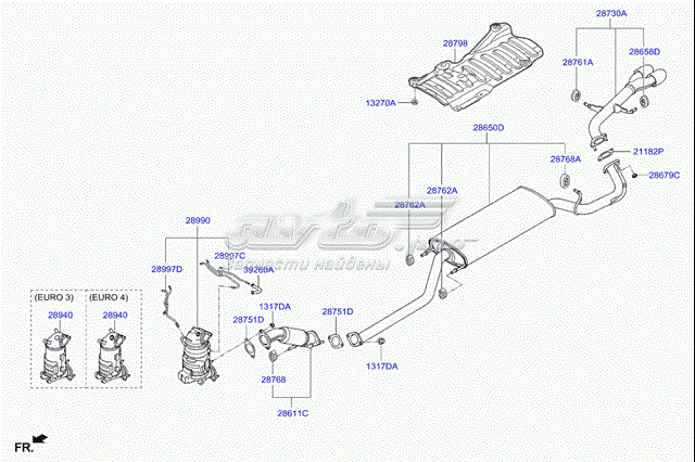 Convertidor - catalisador para Hyundai Santa Fe III DM