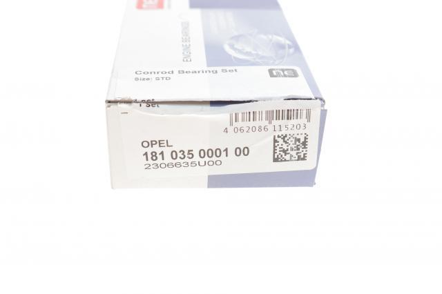 Folhas inseridas de cambota de biela, kit, padrão (STD) 181035000100 NE/NPR