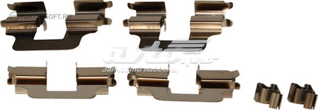 Kit de molas de fixação de sapatas de disco traseiras JP Group 1263650710 preço, a partir de 6,07 USD
