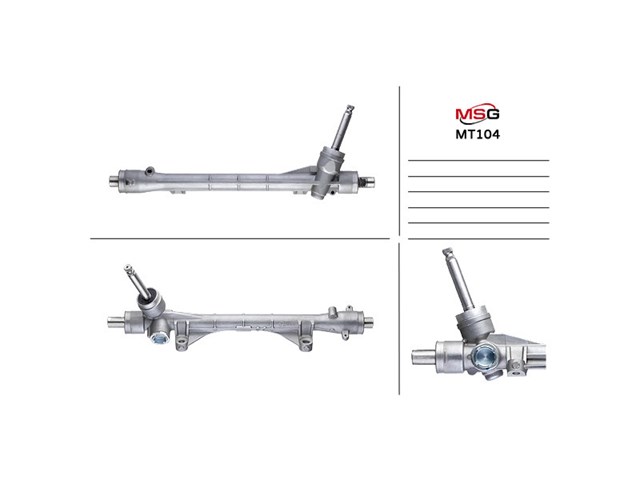 Cremalheira da direção MT104 MSG