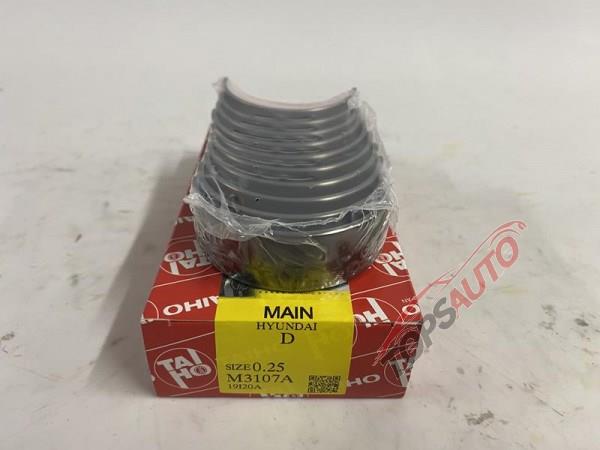 M3107A025 Taiho Folhas inseridas principais de cambota, kit, 1ª reparação ( + 0,25)