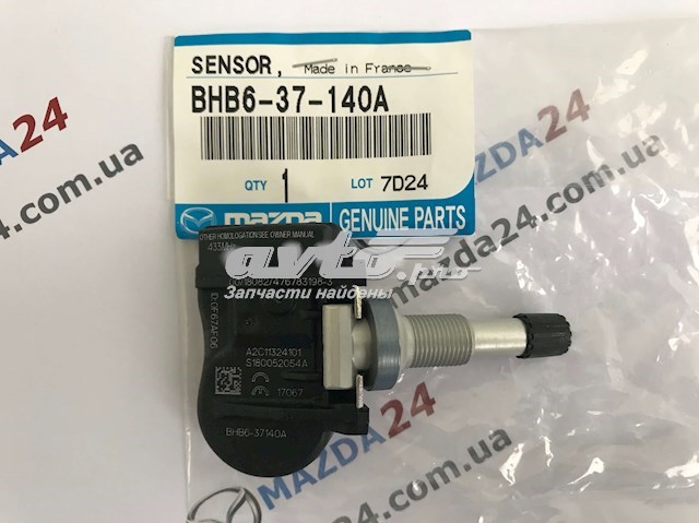 Compre BHB637140A Mazda Sensor de pressão de ar nos pneus