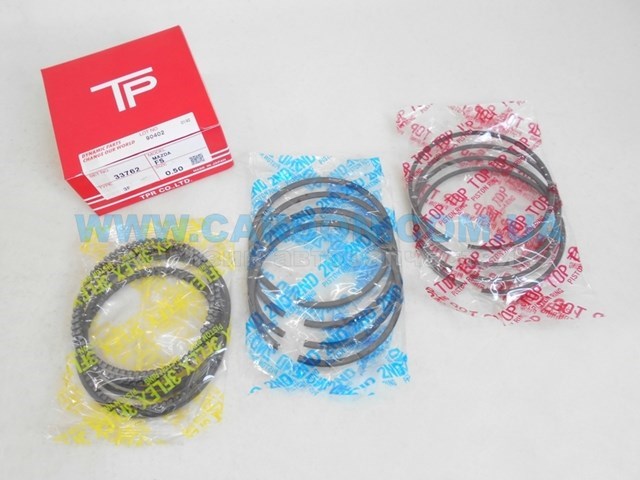 Kit de anéis de pistão de motor, 2ª reparação ( + 0,50) 33762050 TPR
