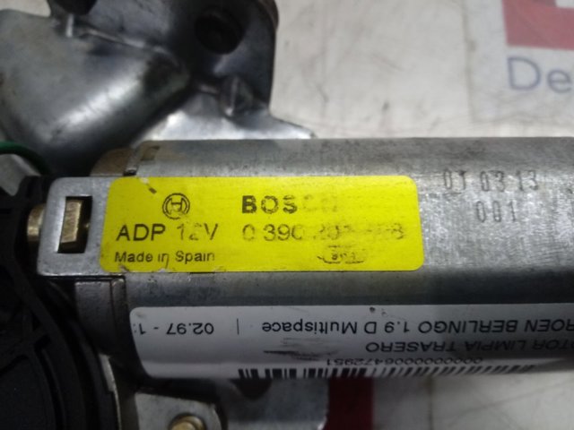 Compre 0390201408 Peugeot/Citroen Motor de limpador pára-brisas de vidro traseiro