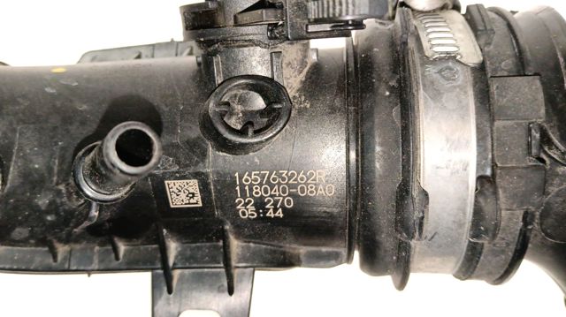 165763262R Renault (RVI) Cano derivado de ar, entrada na turbina (supercompressão)