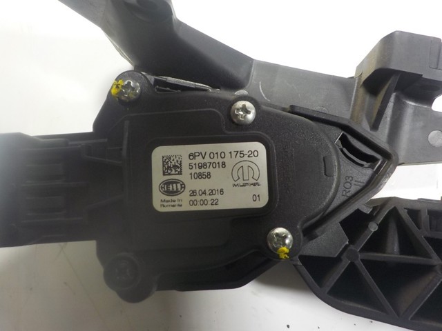 Pedal de gás (de acelerador) Fiat/Alfa/Lancia 51987018 preço, a partir de 54,48 USD
