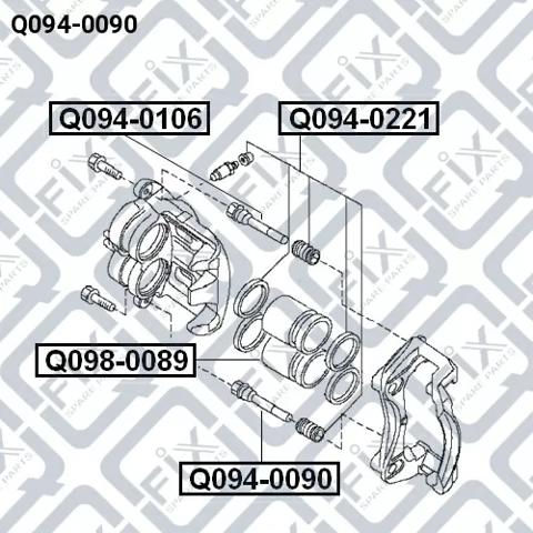 Compre Q0940090 Q-fix Guia superior de suporte dianteiro