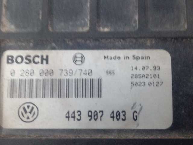 Módulo de direção (Centralina eletrônica) de motor VAG 0280000739