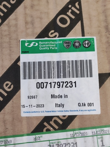Turbina 71797230 Fiat/Alfa/Lancia