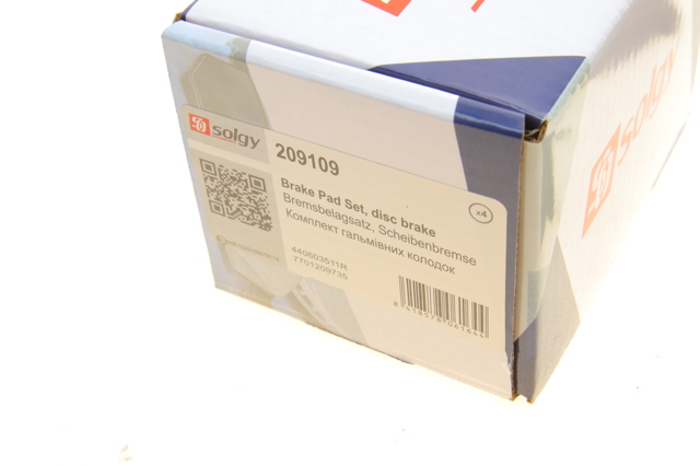 Sapatas do freio traseiras de disco Solgy 209109 preço, a partir de 20,73 USD