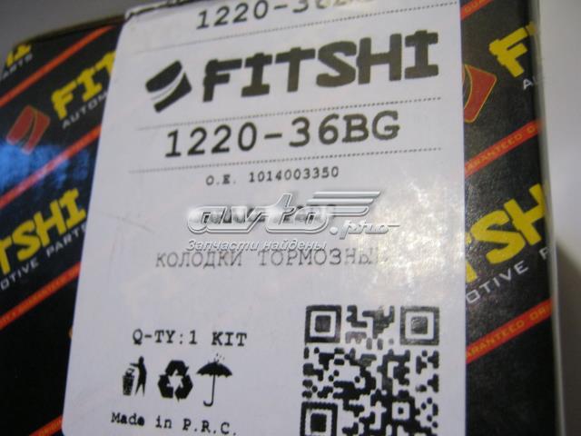 Sapatas do freio dianteiras de disco Fitshi 122036BG