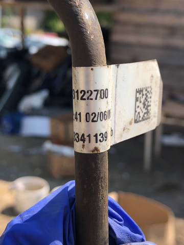 Compre 13122700 General Motors Mangueira da Direção hidrâulica assistida de pressão alta desde a bomba até a régua (do mecanismo)