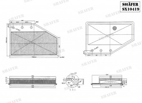 Compre SX10419 Shafer Filtro de ar